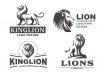 Imagen vectorial logo de un león